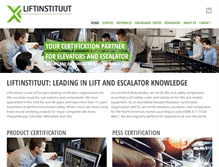 Tablet Screenshot of liftinstituut.com